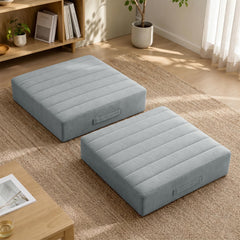 JKMAX vue avant du coussin de sol montrant le design et confort