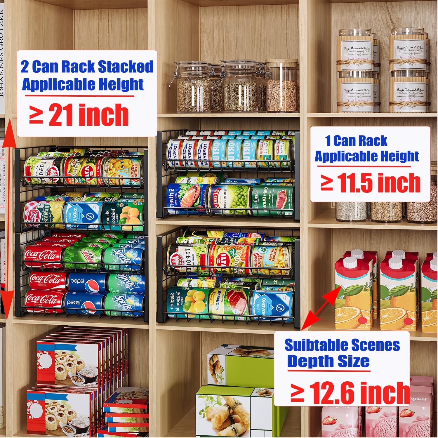 JKsmart comparaison d'échelle dans une armoire pour vérifier la profondeur nécessaire
