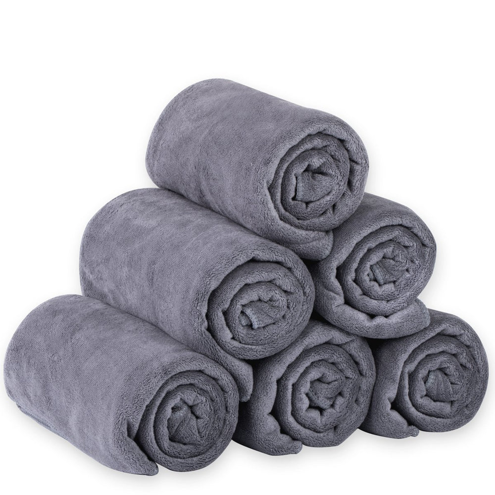 JML serviette emballage face montrant lot de six et gain de place