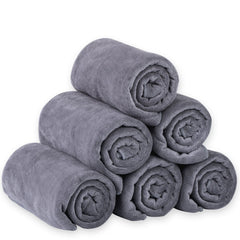 JML serviette emballage face montrant lot de six et gain de place