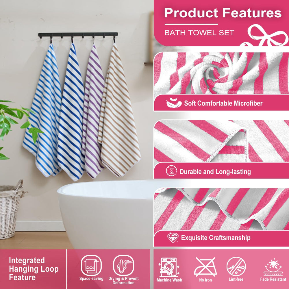 JML serviette suspendue avec boucle pour rangement pratique et séchage rapide