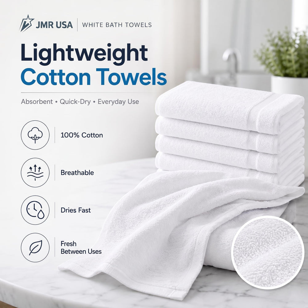 Jmr Usa Inc serviette dépliée 20x40 illustrant format compact pratique