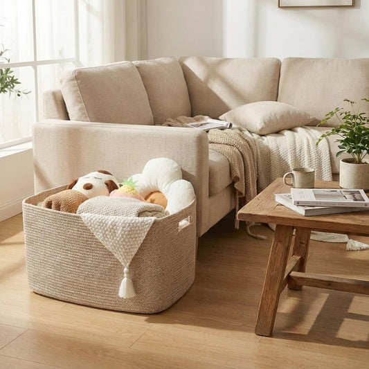 JMvicyroam gros plan tressage coton montrant texture douce