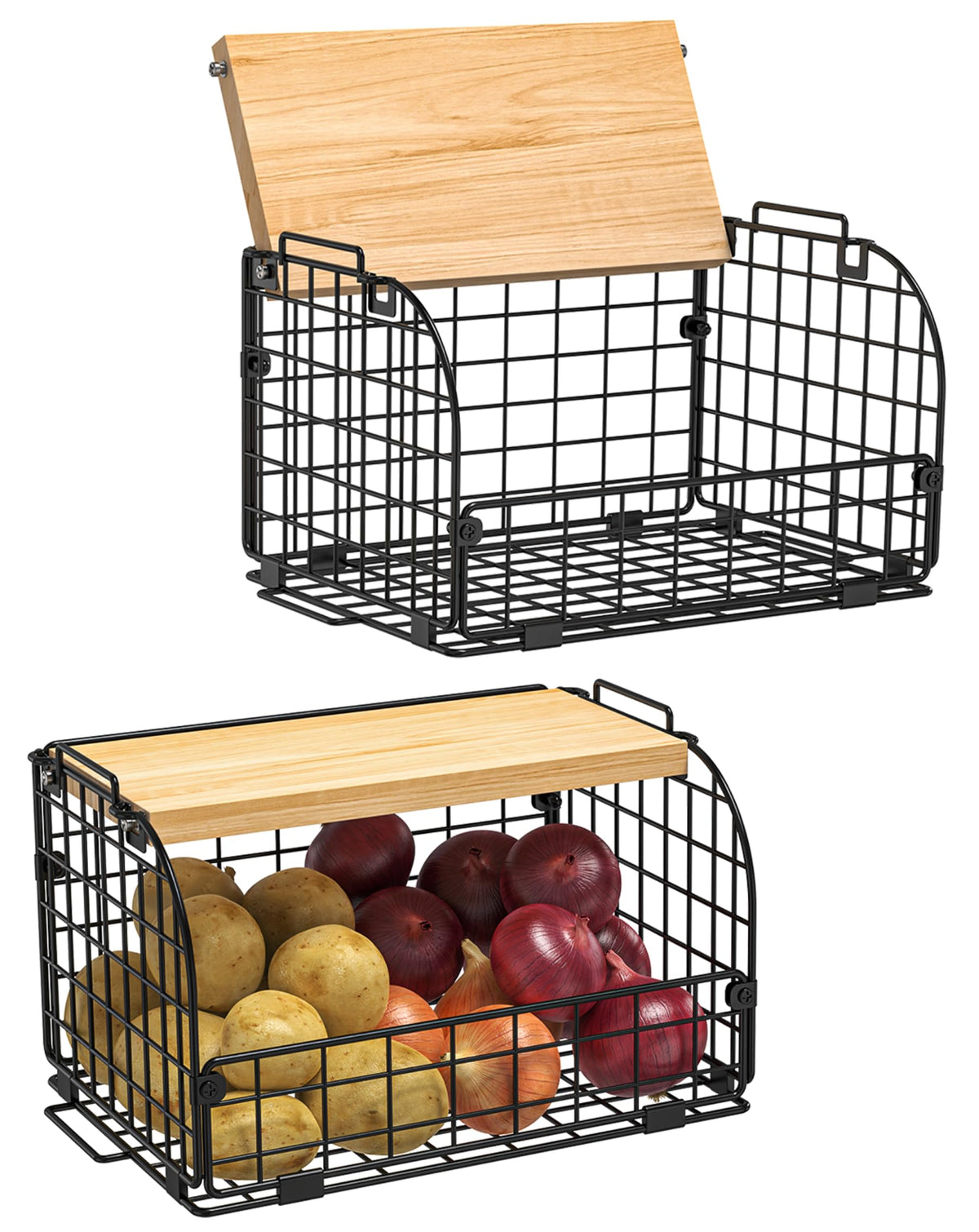 Joben Oligey panier avant packaging montrant gain d'espace et rangement visible