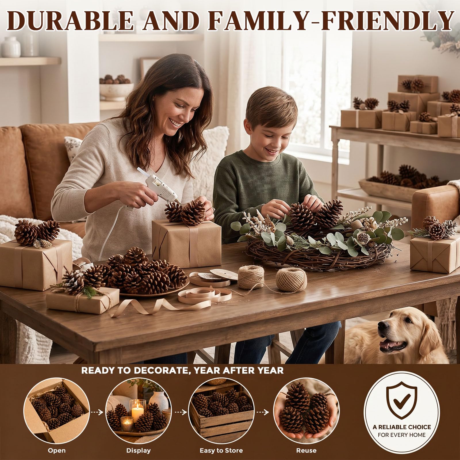 JOHOUSE scène de table automne illustrant ambiance festive et cosy