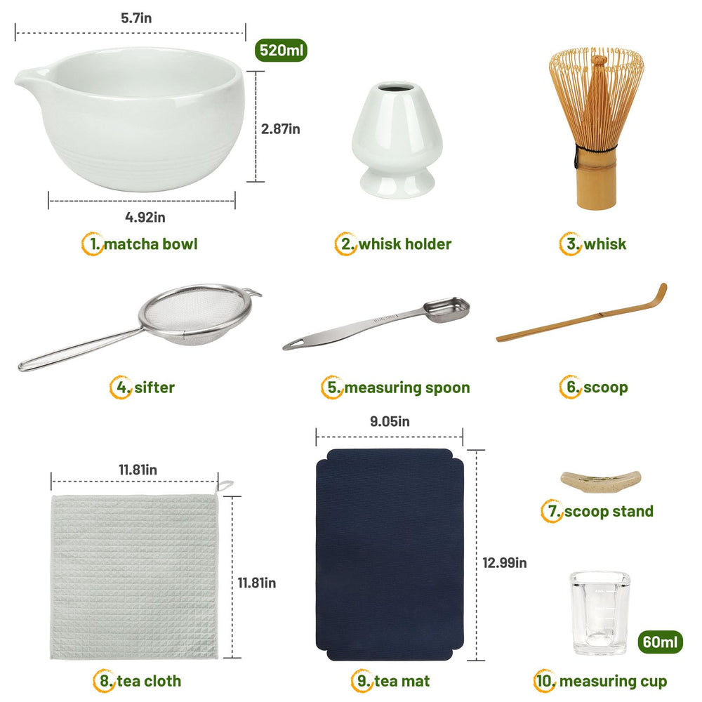 Joiish cuillère inox de mesure et cuillère bambou pour dosages précis