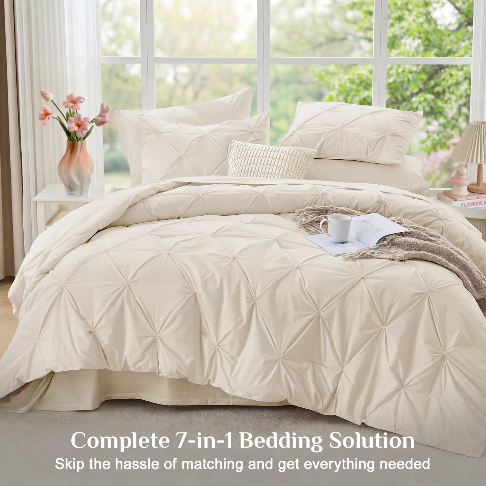 JOLLYVOGUE couette en usage sur lit queen, confort visuel et chaleur