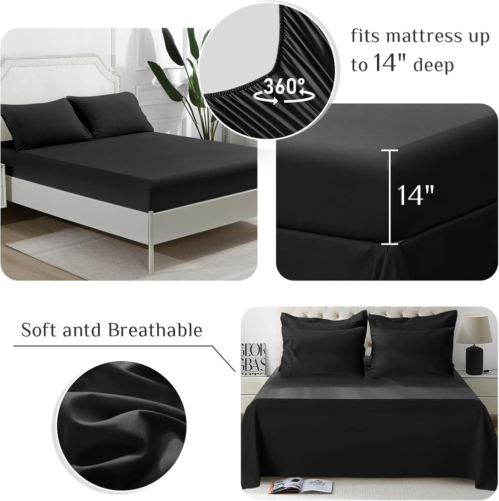 JOLLYVOGUE drap-housse élastique, maintien sûr sur matelas