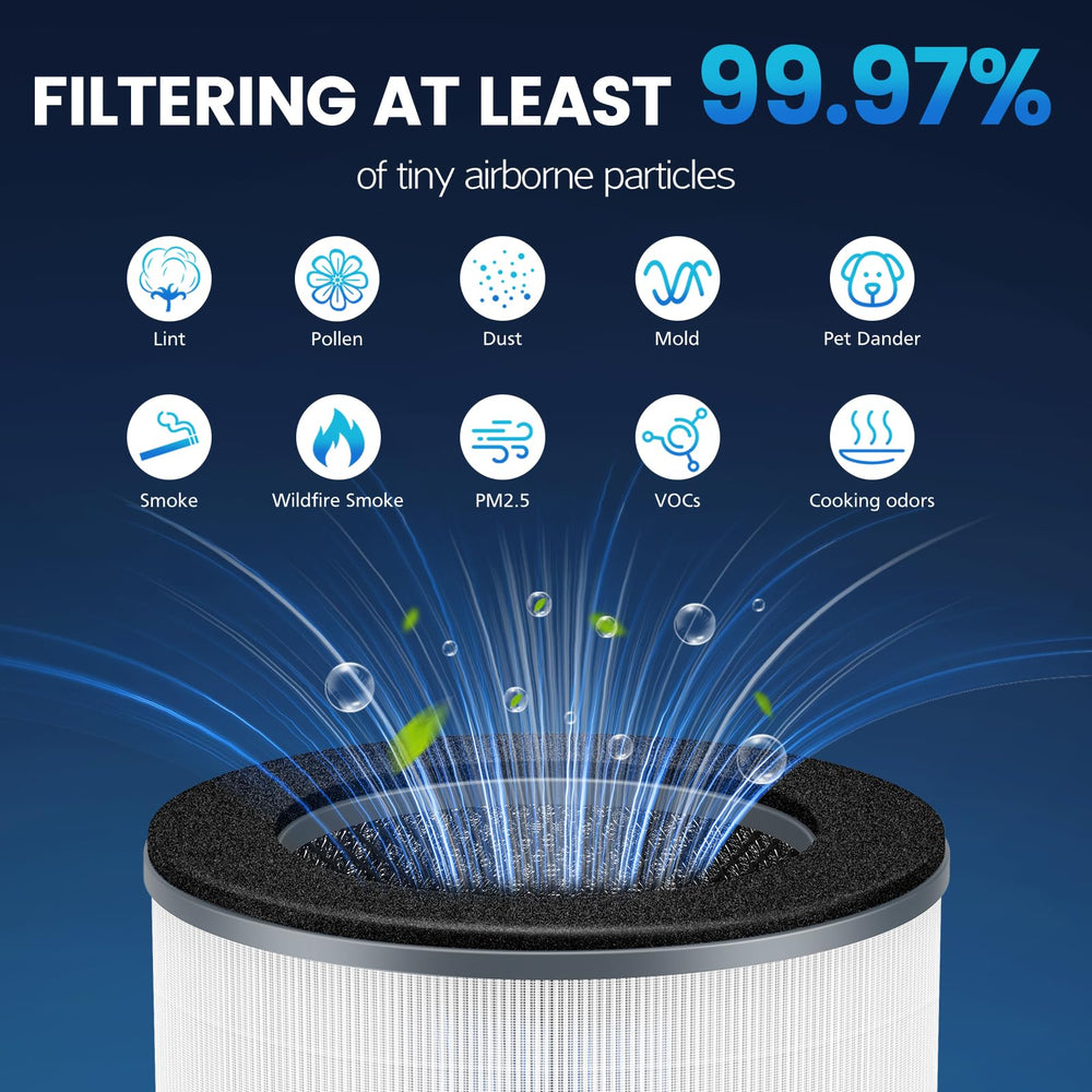 JORAIR filtre inséré dans purificateur montrant installation simple et gain de temps