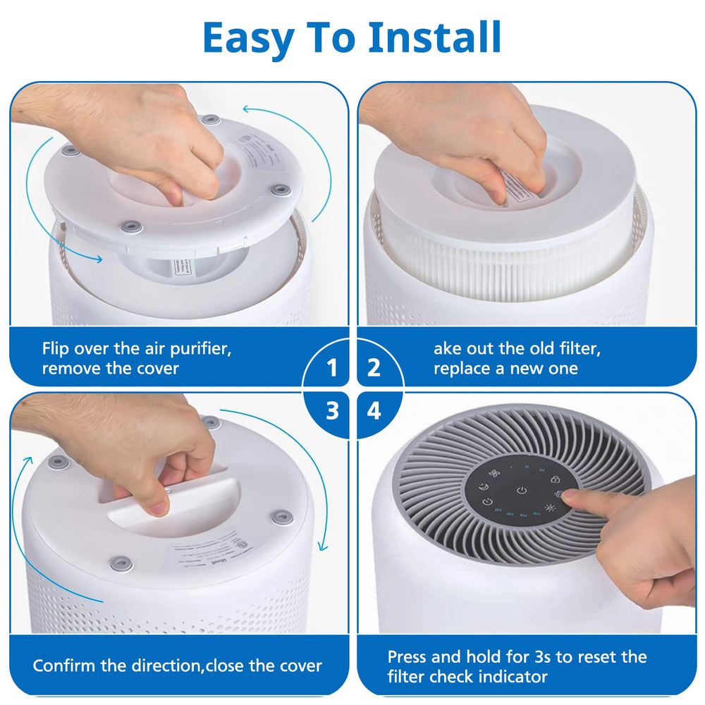 JORAIR Core 200S gros plan préfiltre nylon capture grosses particules efficacement