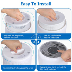 JORAIR Core 200S gros plan préfiltre nylon capture grosses particules efficacement