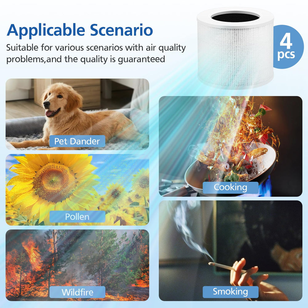 Détail du charbon actif dans le filtre JORAIR Core Mini pour absorption d'odeurs