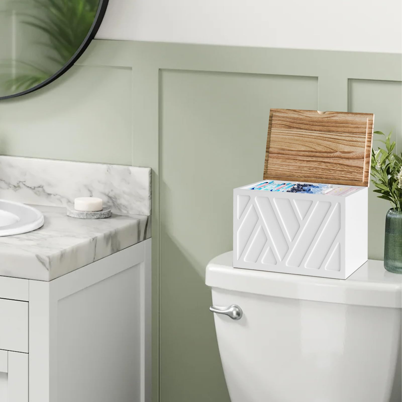 Jorkol boîte tampons intérieur compartimenté avec séparateurs amovibles organisant produits