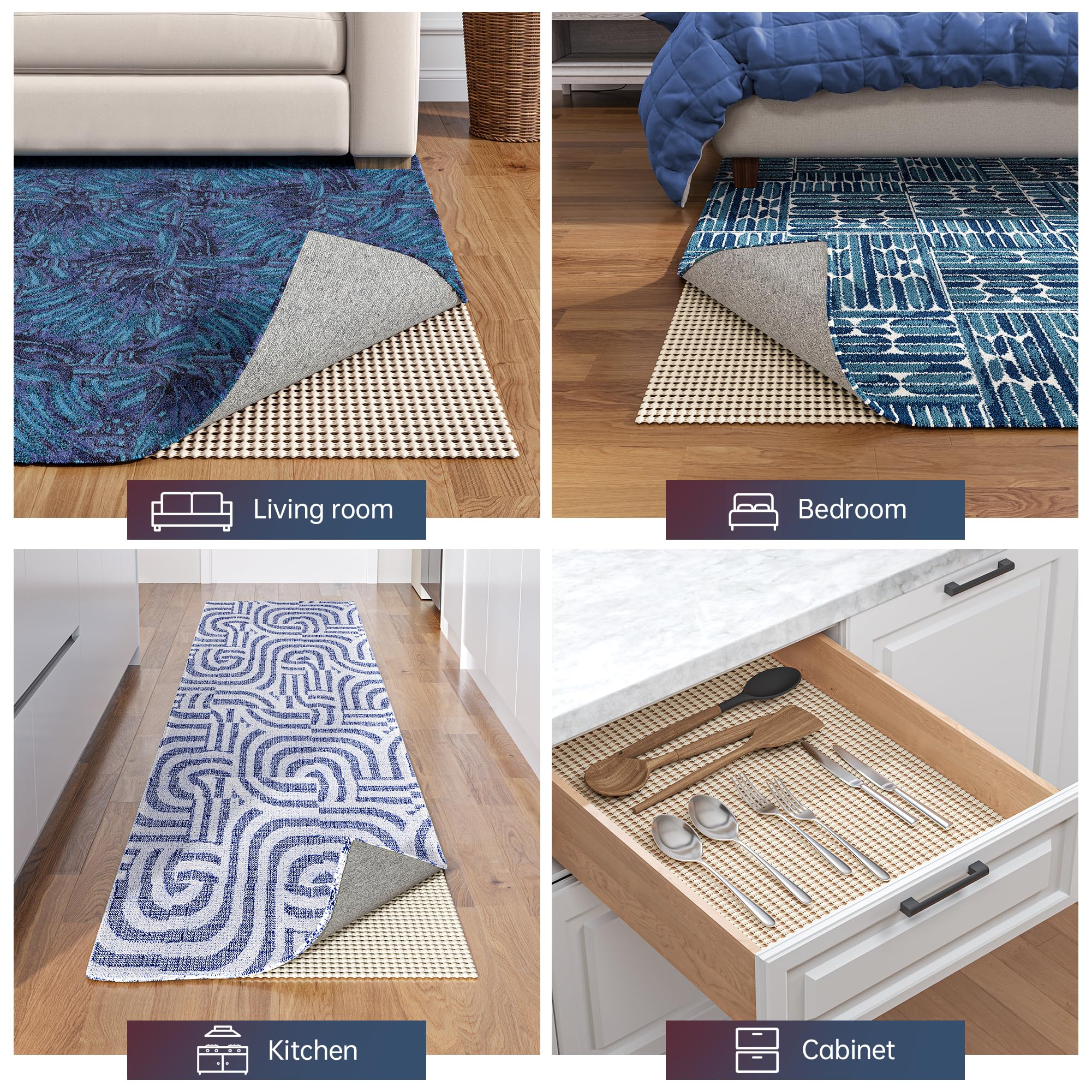 Jorvila coin de tapis stabilisé montrant différence avant et après