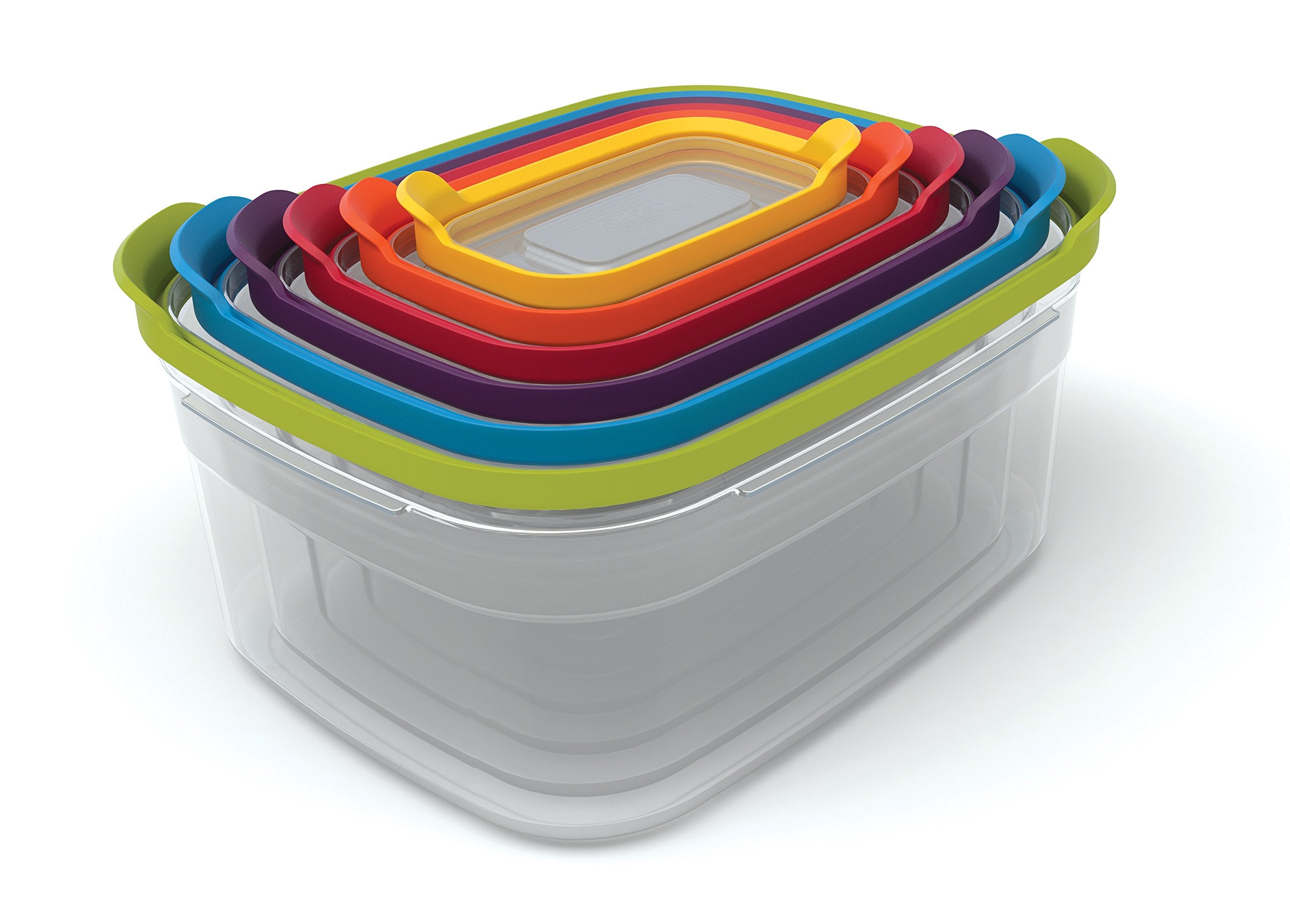 Joseph Joseph vue avant du set 12 pièces montrant rangement compact