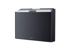 Joseph Joseph étui slim graphite montrant rangement compact et gain de place