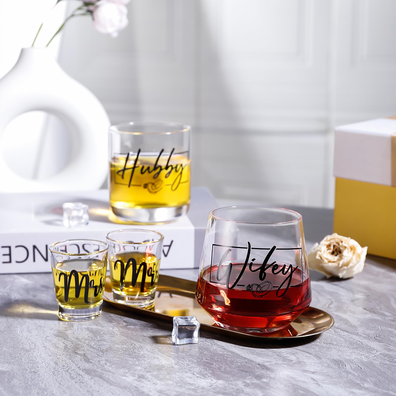 JOVGANK verres en usage pour toast, rendent les moments festifs
