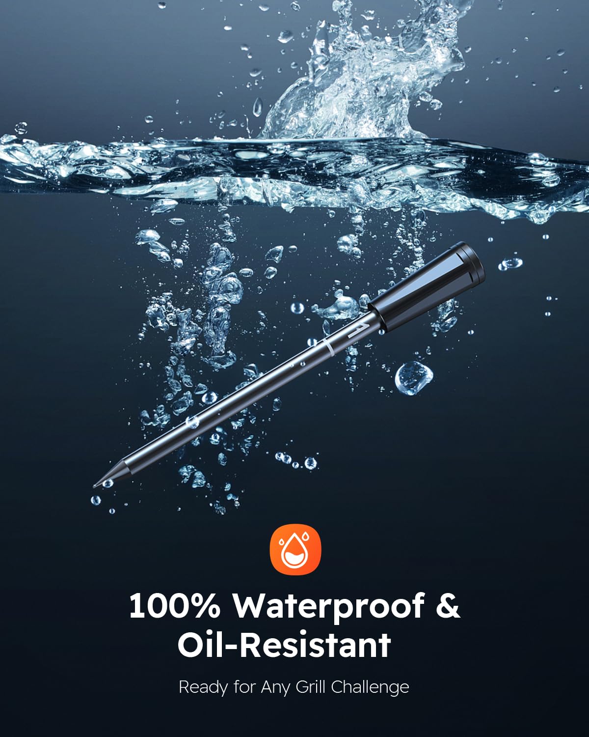 JoyBear sonde sous eau montrant résistance IP67 pour nettoyage rapide