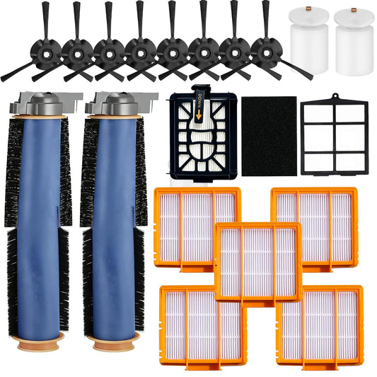 JoyBros kit complet de rechange montrant brosses et filtres pour une restauration rapide