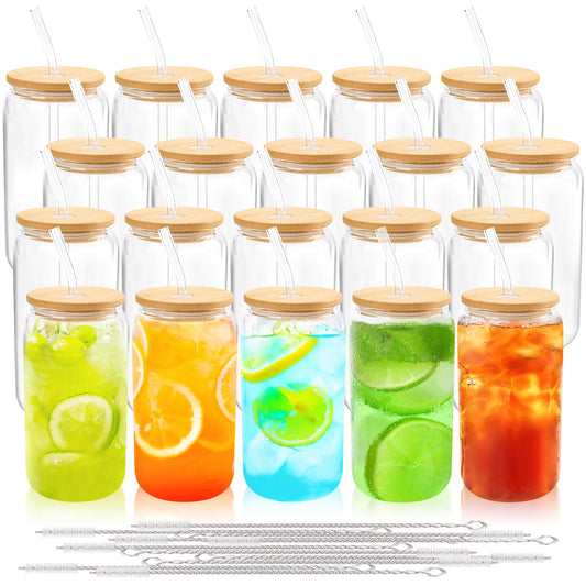 Joyclub verre canette face montrant design transparent et esthétique premium