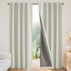 Joydeco vue face avant panneau beige montrant couverture totale