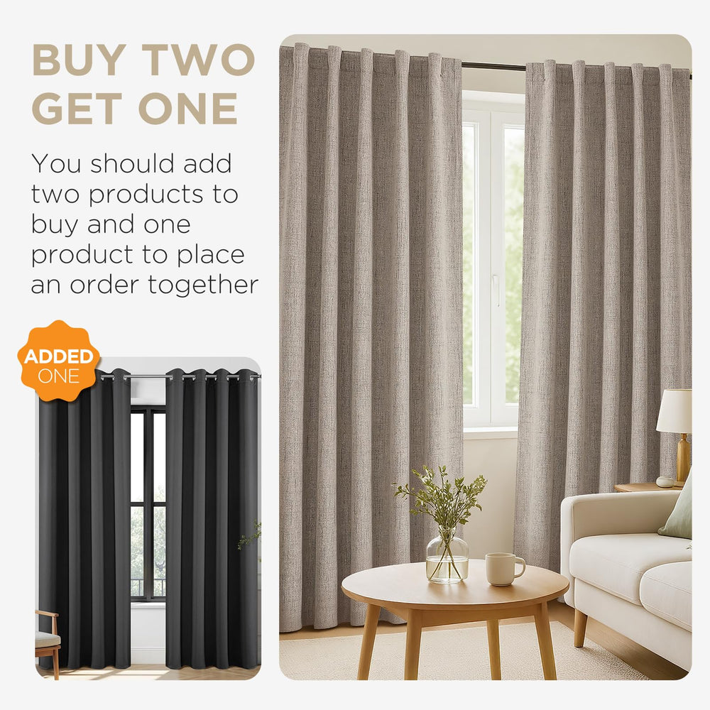 Joydeco gros plan sur la texture lin offrant apparence luxueuse et durabilité