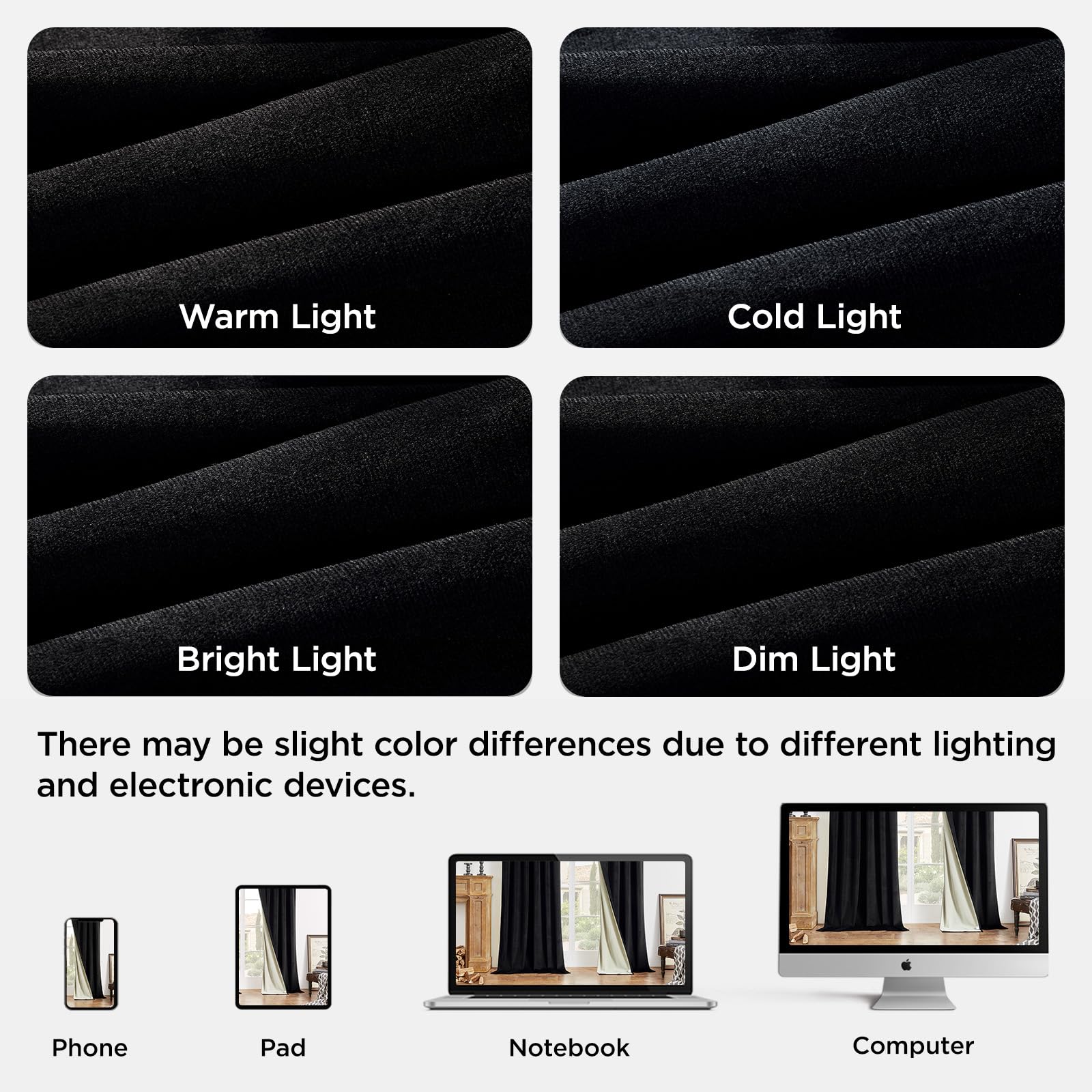 Joydeco panneau ouvert puis fermé montre différence de luminosité