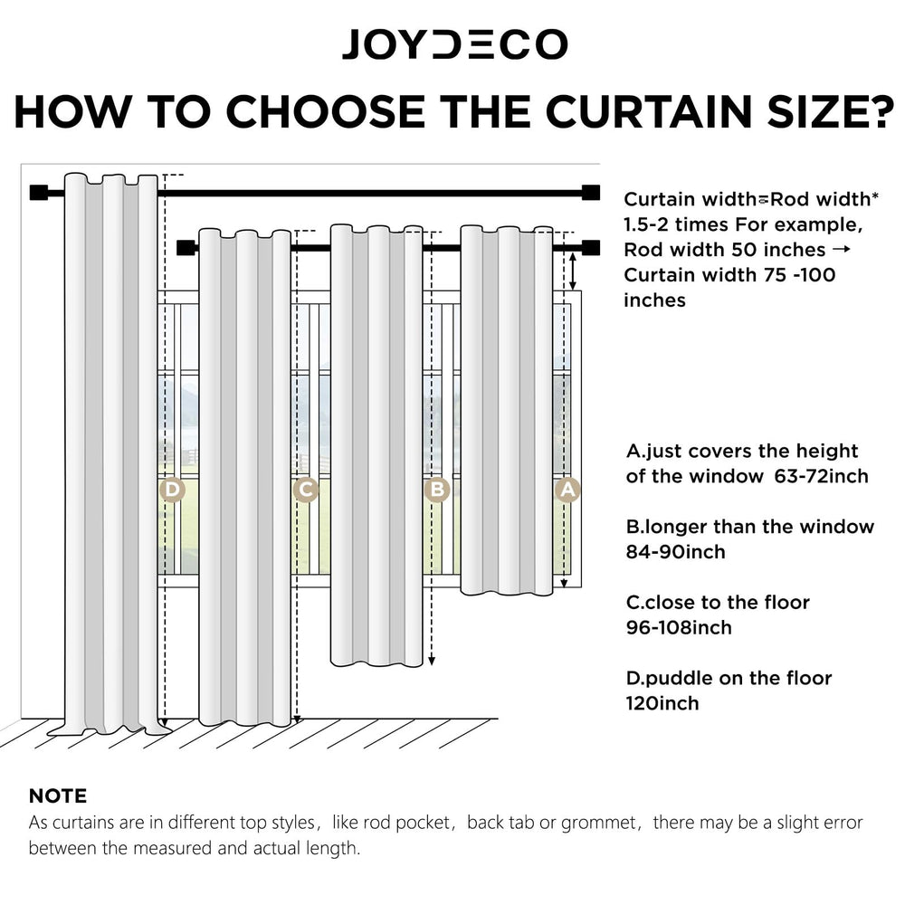 Joydeco rideau en chambre démontrant obscurité optimale pour sommeil