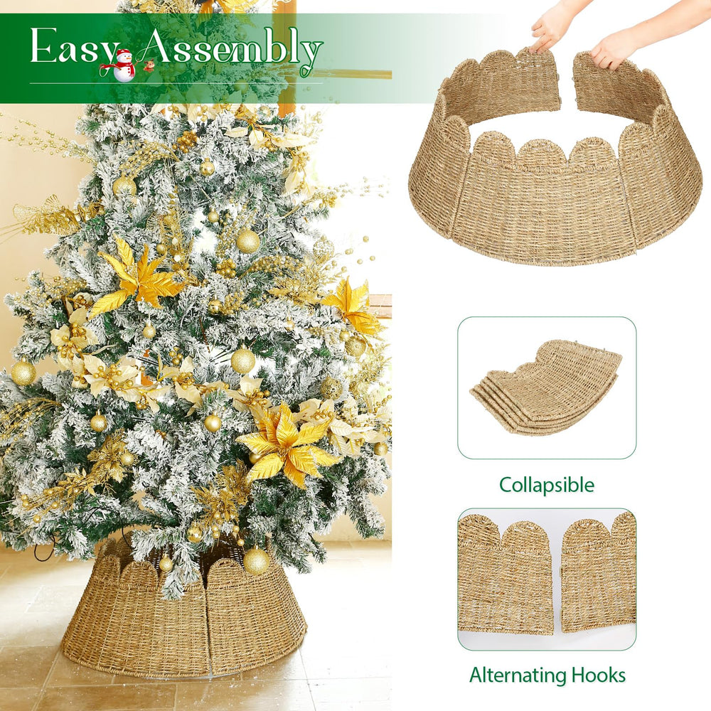 joyhalo comparaison d'échelle montrant compatibilité avec sapins jusqu'à 7,5 ft