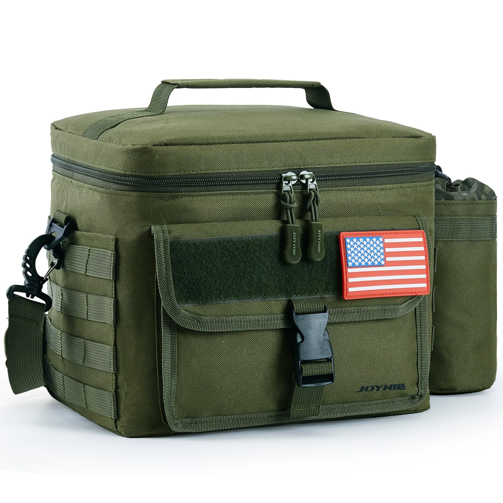 JOYHILL sac repas face avant montrant rangement pratique et design tactique