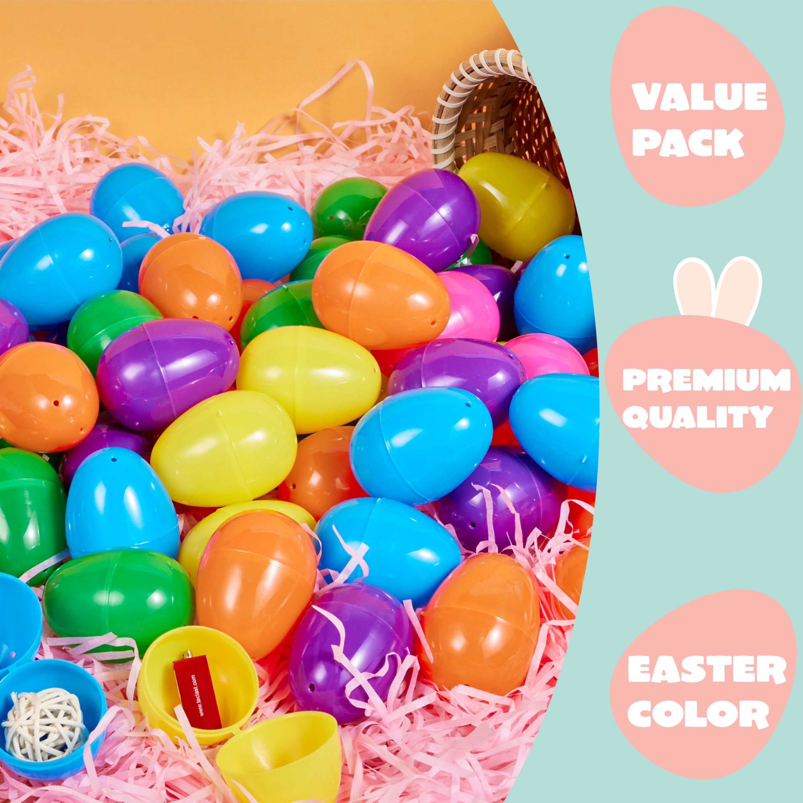 JOYIN œuf ouvert rempli de bonbons, parfait pour surprises et friandises