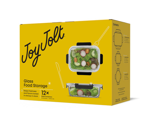 JoyJolt plusieurs formats vus de dessus pour planification repas et portions