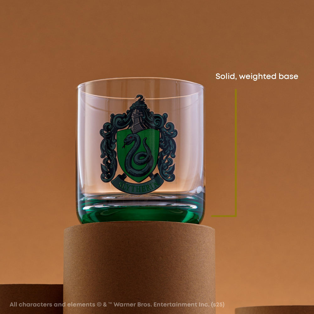 JoyJolt ensemble des quatre verres montrant la variété des maisons