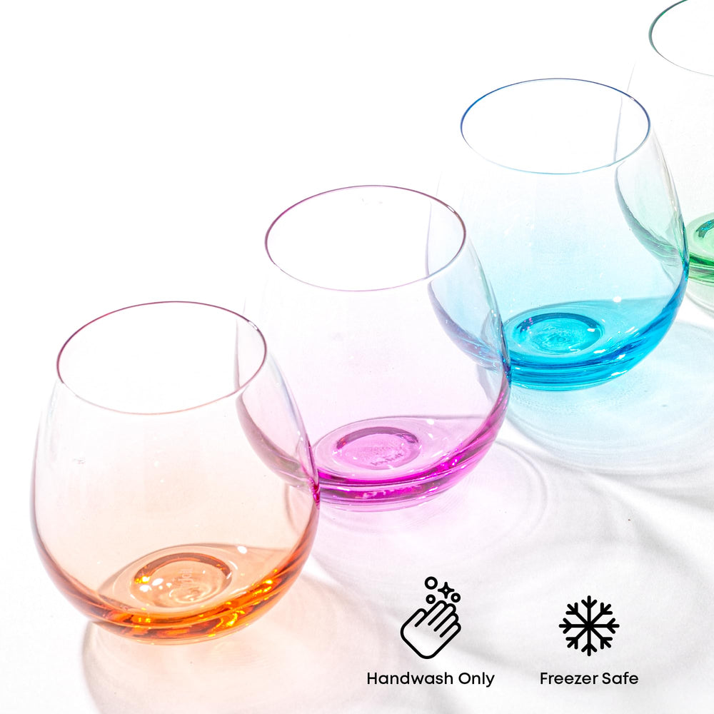 JoyJolt emballage cadeau boîte protégeant verres prêt à offrir