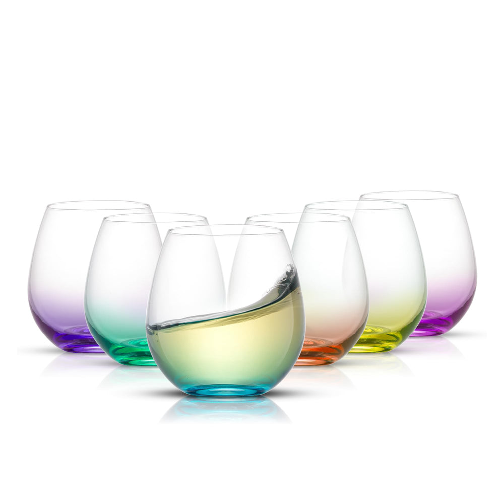 JoyJolt verres Hue face ensemble apportant couleur et organisation