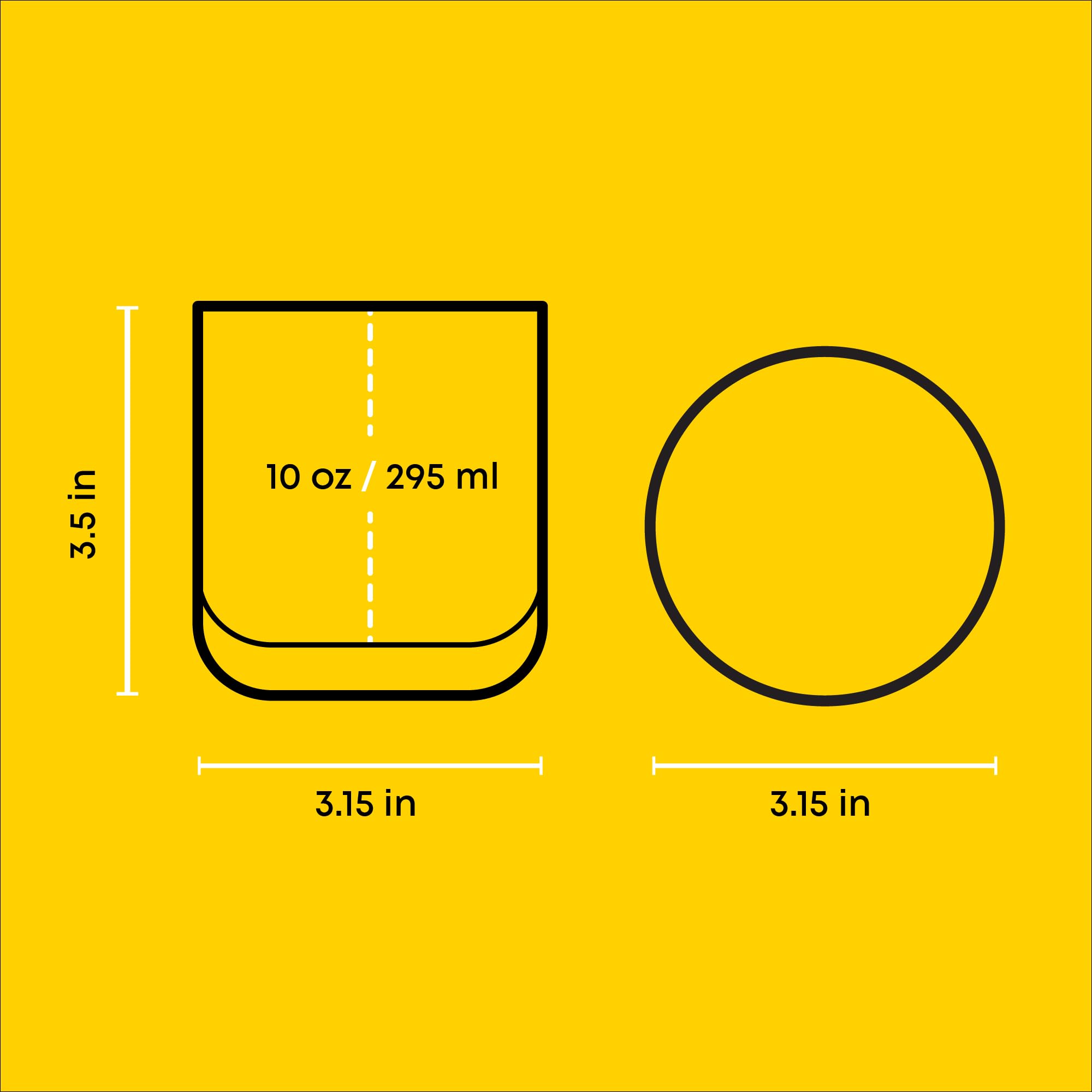 JoyJolt gros plan sur le blason du verre montrant des détails précis