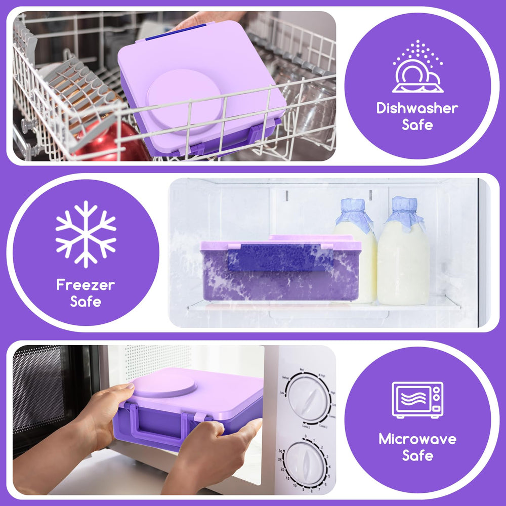 Étiquette sécurité JoyYum sans BPA affichant matériaux sûrs et durables