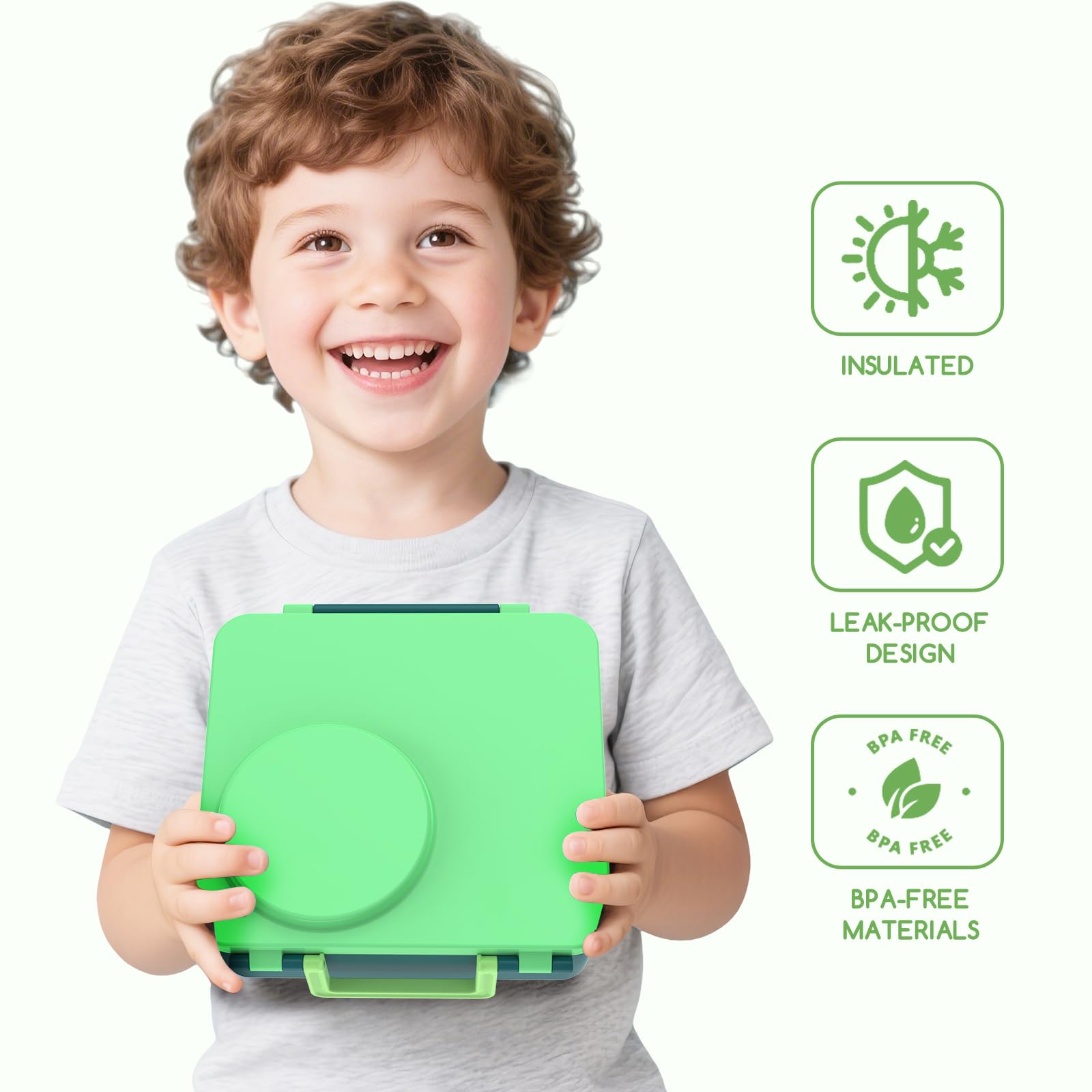 JoyYum intérieur-compartiments séparant aliments et snacks
