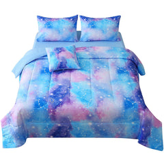 JQinHome gros plan motif constellation bleu violet pour décor apaisant