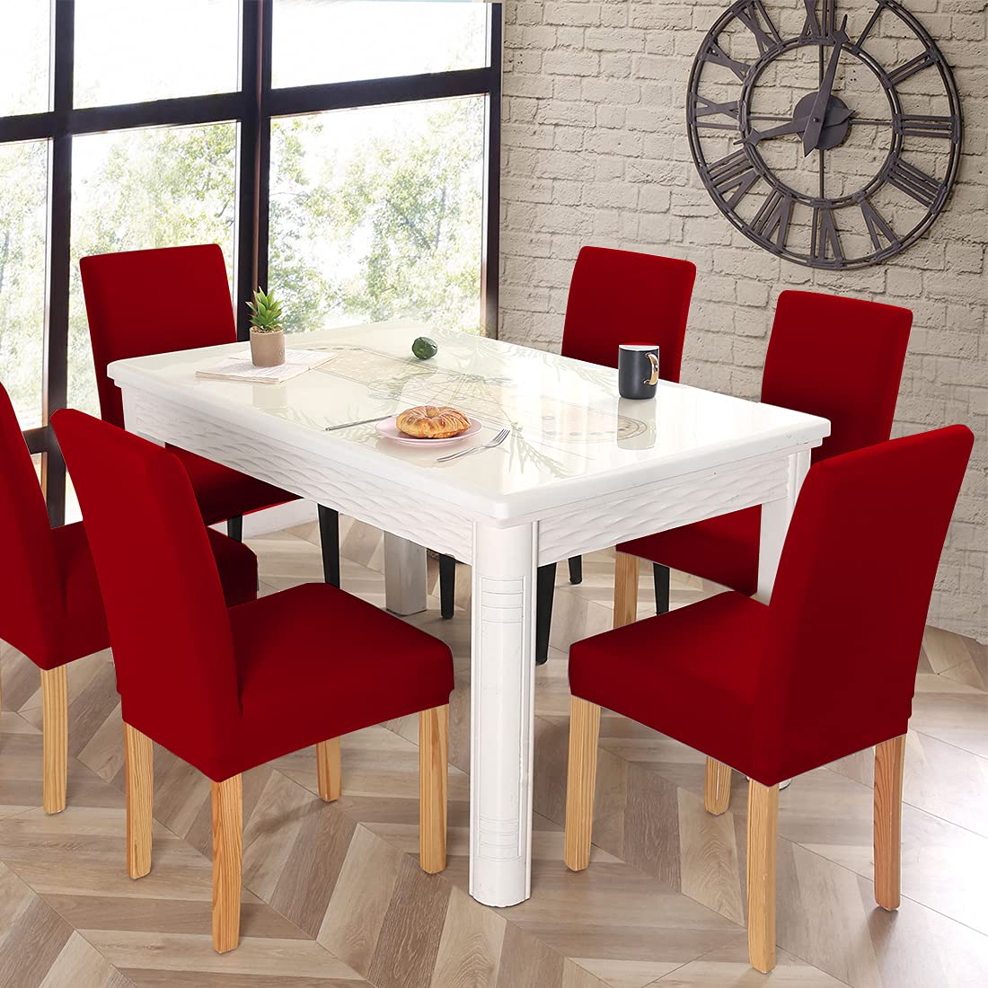 JQinHome gros plan tissu, texture élastique et confort visible