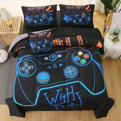 JQinHome motif manette 3D net apportant style gaming moderne