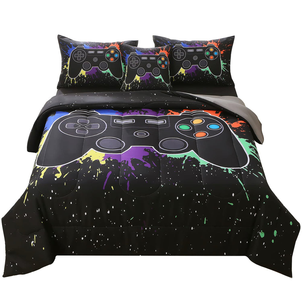 JQinHome parure devant lit gamer montrant style et confort