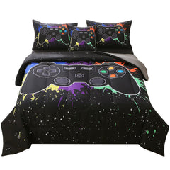 JQinHome parure devant lit gamer montrant style et confort