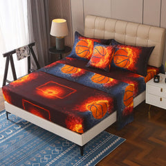 JQinHome ensemble 6 pièces disposé sur lit twin pour aperçu complet