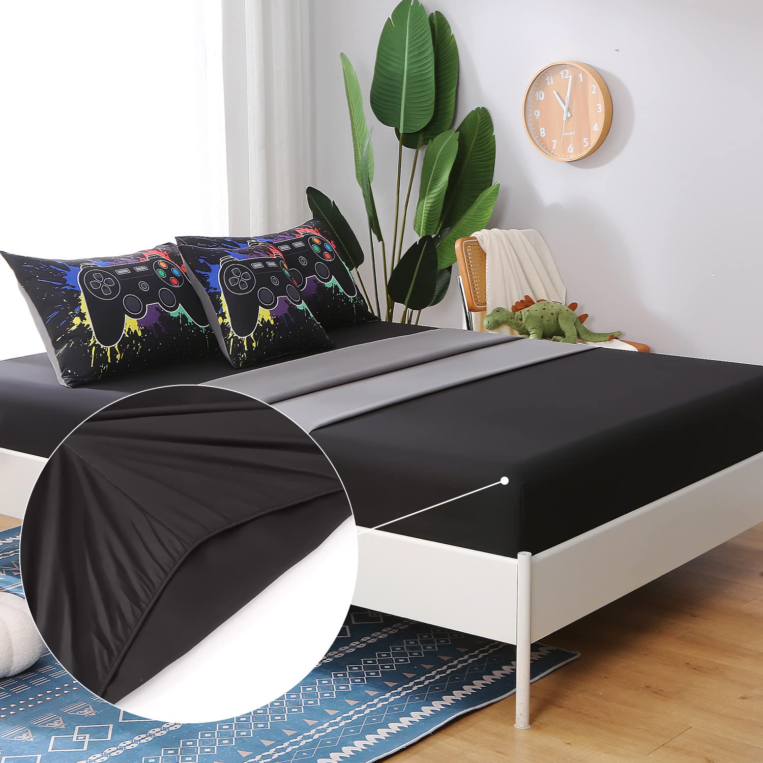 JQinHome taies et housse de coussin détail qualité et coordination