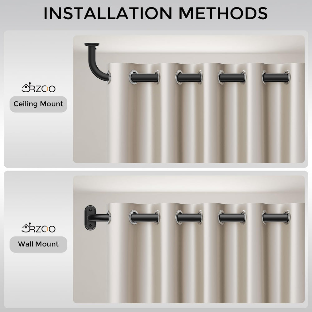 JRZOO contenu du kit, y compris vis, chevilles, embouts et guide d'installation