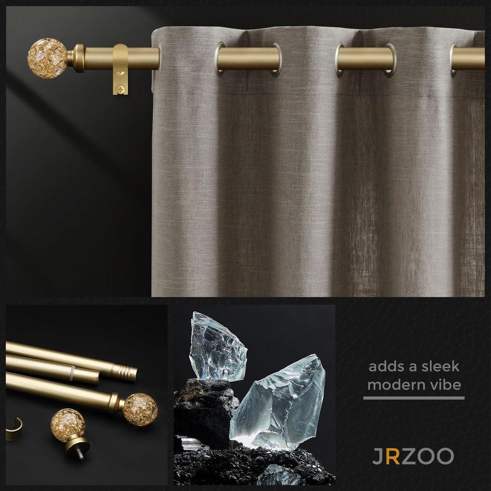 JRZOO tringle en situation salon, sublime rideaux et luminosité