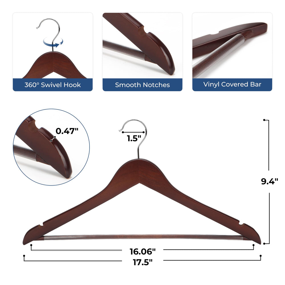JS HANGER encoche antidérapante en épaule, maintien efficace des bretelles