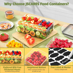 JSCARES boîte ronde contenant soupe, idéale pour transport sans fuite