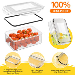 JSCARES contenant rond 40,6 oz ouvert illustrant espace utile pour portions et repas